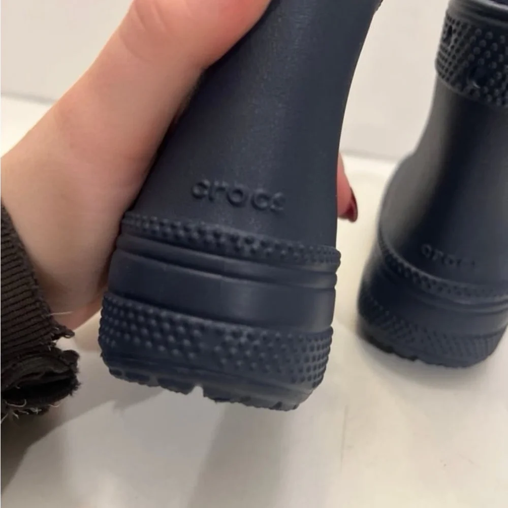Crocs Kids Classic Boot T Navy Croslite Toddler size 5C